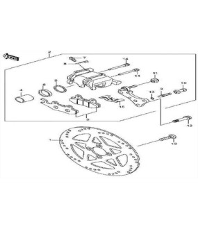ΔΙΣΚΟΣ ΕΜΠΡΟΣΘΙΟΥ ΦΡΕΝΟΥ MODENAS DINAMIK/GT SPARE PARTS