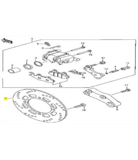 ΔΙΣΚΟΣ ΠΙΣΩ ΦΡΕΝΟΥ MODENAS DINAMIK/GT/KRISTAR/X-CITE