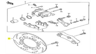ΔΙΣΚΟΣ ΠΙΣΩ ΦΡΕΝΟΥ MODENAS DINAMIK/GT/KRISTAR/X-CITE