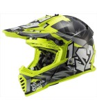 LS2 MX437 FAST MINI CRUSHER BLACK H-V YELLOW L