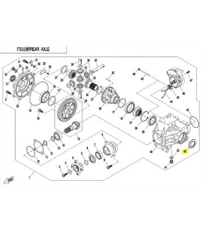 ΤΣΙΜΟΥΧΑ ΔΙΑΦΟΡΙΚΟΥ 35x58x5 CFMOTO CFORCE 450/520/625 ΑΝΤΑΛΛΑΚΤΙΚΑ