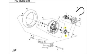 ΣΥΝΕΜΠΛΟΚ ΤΡΟΧΟΥ CFMOTO 400/650/700 NK/GT/MT/CLX ΑΝΤΑΛΛΑΚΤΙΚΑ