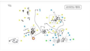 ΣΩΛΗΝΑΚΙ ΟΠΙΣΘΙΟΥ ΦΡΕΝΟΥ BENELLI TRK 502