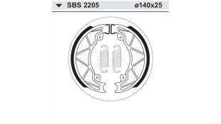 ΣΙΑΓΩΝΕΣ SBS 2205 PIAGGIO FLY ΑΝΤΑΛΛΑΚΤΙΚΑ