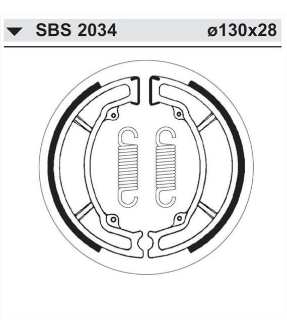 ΣΙΑΓΩΝΕΣ SBS 2034 YAMAHA CRYPTON X ΑΝΤΑΛΛΑΚΤΙΚΑ ΣΙΑΓΩΝΕΣ SBS 2034 YAMAHA CRYPTON X