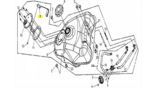 ΦΛΟΤΕΡ ΒΕΝΖΙΝΗΣ SYM QUADRAIDER 600 ΗΛΕΚΤΡΙΚΑ