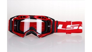 ΜΑΣΚΑ LS2 AURA ΜΑΥΡΟ/ΚΟΚΚΙΝΟ ΔΙΑΦΑΝΟ