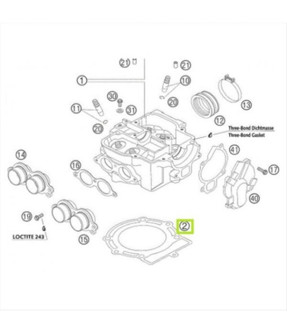 ΦΛΑΝΤΖΑ ΚΕΦΑΛΗΣ ΚΑΥΣΕΩΣ ΓΝΗΣΙΑ KTM EXC 250F SPARE PARTS ΦΛΑΝΤΖΑ ΚΕΦΑΛΗΣ ΚΑΥΣΕΩΣ ΓΝΗΣΙΑ KTM EXC 250F