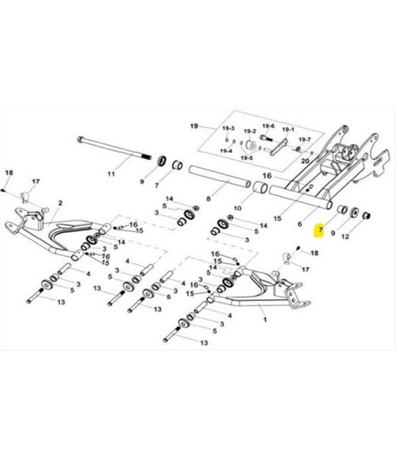 ΑΠΟΣΤΑΤΗΣ ΨΑΛΙΔΙΟΥ SYM TRACKRUNNER 200 ΑΝΤΑΛΛΑΚΤΙΚΑ ΑΠΟΣΤΑΤΗΣ ΨΑΛΙΔΙΟΥ SYM TRACKRUNNER 200