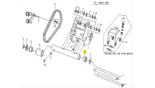 ΑΠΟΣΤΑΤΗΣ ΨΑΛΙΔΙΟΥ ΠΙΣΩ PGO XLRIDER 150
