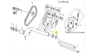 ΤΑΠΑ ΣΥΝΕΜΠΛΟΚ ΨΑΛΙΔΙΟΥ PGO XL RIDER 150 ΑΝΤΑΛΛΑΚΤΙΚΑ