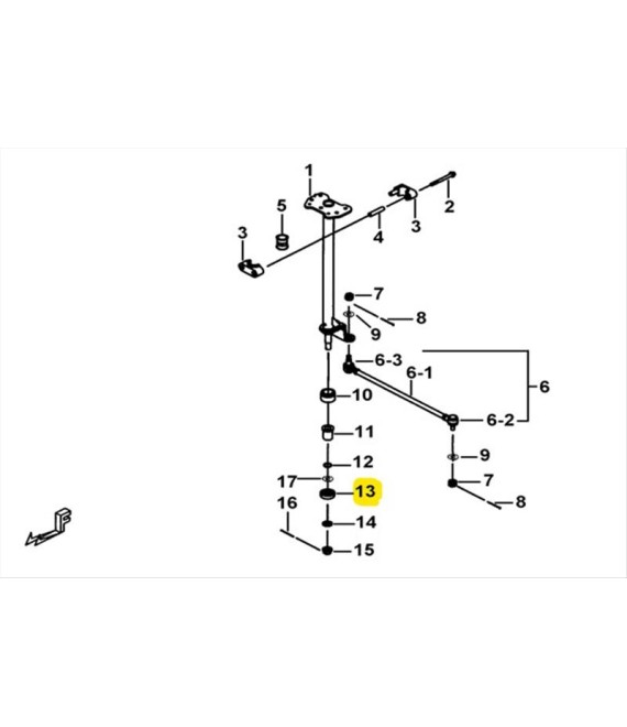 ΤΣΙΜΟΥΧΑ ΚΟΛΩΝΑΣ ΤΙΜΟΝΙΟΥ TGB BLADE SPARE PARTS ΤΣΙΜΟΥΧΑ ΚΟΛΩΝΑΣ ΤΙΜΟΝΙΟΥ TGB BLADE