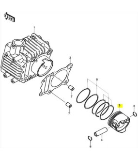 ΠΙΣΤΟΝΙ STD 53mm MODENAS GT/X-CITE 135 ΑΝΤΑΛΛΑΚΤΙΚΑ