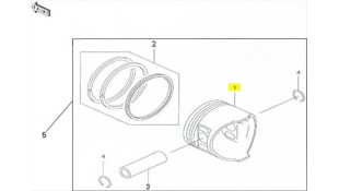 ΠΙΣΤΟΝΙ ΣΚΕΤΟ STD 55mm MODENAS KRISS/KRISTAR 125 ΑΝΤΑΛΛΑΚΤΙΚΑ