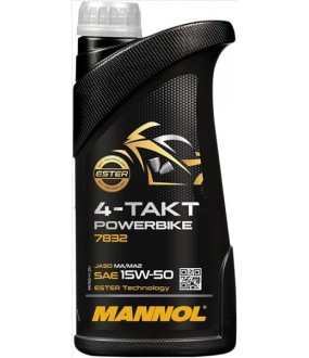 MANNOL POWERBIKE 7832 4T 15W50 1L ΛΙΠΑΝΤΙΚΑ