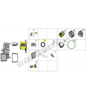 ΤΣΙΜΟΥΧΑ O-ring DAYTONA ZONTES M/R/T/V/X 310