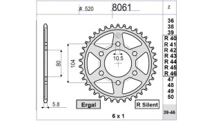 ΓΡΑΝΑΖΙ ΤΡΟΧΟΥ OGNIBENE 520 48T