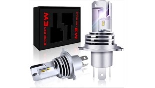 ΛΑΜΠΑ H4/HS1 LED TAIWAN ΣΕΤ 12V25/25W 6500K