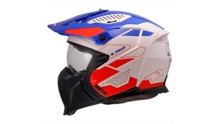 LS2 OF606 DRIFTER DEVOR MATT WHITE BLUE L