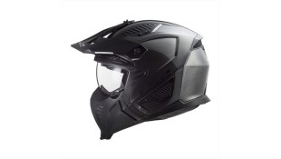 LS2 OF606 DRIFTER MUD MATT BLACK ORANGE XL