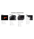 LS2 OF606 DRIFTER MUD MATT BLACK ORANGE L