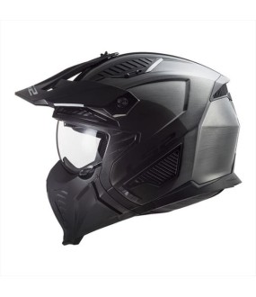 LS2 OF606 DRIFTER MUD MATT BLACK ORANGE M