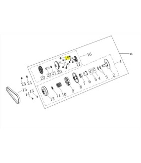 ΜΠΙΛΙΕΣ ΒΑΡΙΑΤΟΡ VOGE 20x15 15gr