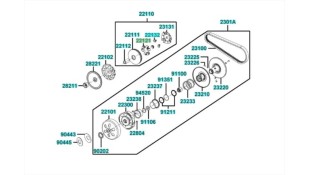 ΔΑΚΤΥΛΙΔΙΑ ΒΑΡ.(SΕΤ/6) KYMCO MICARE 125 ΑΝΤΑΛΛΑΚΤΙΚΑ