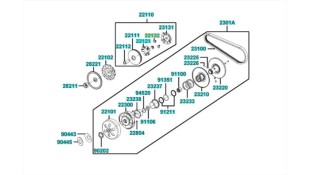 ΟΔΗΓΟΣ ΒΑΡΙΑΤΟΡ (SET/3) KYMCO MICARE 125 ΑΝΤΑΛΛΑΚΤΙΚΑ