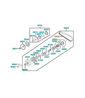 ΙΜΑΝΤΑΣ ΚΙΝΗΣΗΣ (CVT) KYMCO MICARE 125 ΑΝΤΑΛΛΑΚΤΙΚΑ