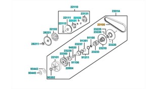 ΙΜΑΝΤΑΣ ΚΙΝΗΣΗΣ (CVT) KYMCO MICARE 125 ΑΝΤΑΛΛΑΚΤΙΚΑ