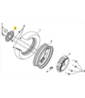 ΔΙΣΚΟΣ ΟΠΙΣΘΙΟΥ ΦΡΕΝΟΥ SYM VS 150