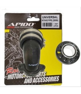 ΛΑΙΜΟΣ ΚΑΡΜΠΥΡΑΤΕΡ UNIVERSAL ΜΕ ΜΟΥΦΑ 28mm APIDO RACING