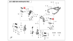 ΛΑΣΤΙΧΟ ΜΑΡΣΠΙΕ ΣΥΝΟΔΗΓΟΥ CFMOTO 450 MT ΑΝΤΑΛΛΑΚΤΙΚΑ