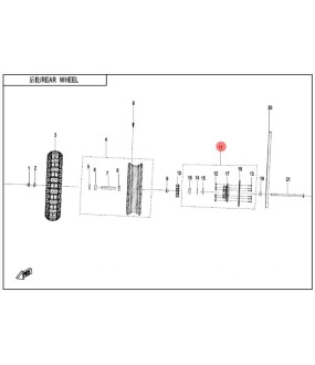 ΣΥΝΕΜΠΛΟΚ ΤΡΟΧΟΥ CFMOTO 450MT