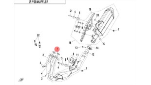 ΖΟΑΝ ΕΞΑΤΜΙΣΗΣ CFMOTO MT/SR ΑΝΤΑΛΛΑΚΤΙΚΑ