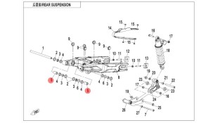 ΑΠΟΣΤΑΤΗΣ ΑΞΟΝΑ ΨΑΛΙΔΙΟΥ CFMOTO 450 MT ΑΝΤΑΛΛΑΚΤΙΚΑ