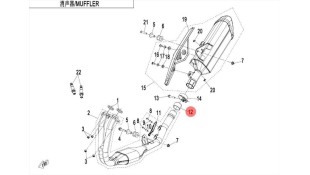 ΖΟΑΝ ΕΞΑΤΜΙΣΗΣ ΕΝΩΣΗΣ CFMOTO MT/SR ΑΝΤΑΛΛΑΚΤΙΚΑ