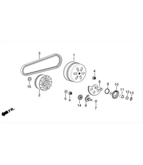 ΦΩΛΙΑ ΠΛΑΣΤΙΚΗ ΦΥΓΟΚΕΝΤΡΙΚΟΥ DAYTONA CARGO 125 ECO 