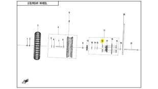 ΠΑΞΙΜΑΔΙ ΒΙΔΑΣ ΓΡΑΝΑΖΙΟΥ ΤΡΟΧΟΥ CFMOTO 450 MT ΠΑΞΙΜΑΔΙ ΒΙΔΑΣ ΓΡΑΝΑΖΙΟΥ ΤΡΟΧΟΥ CFMOTO 450 MT