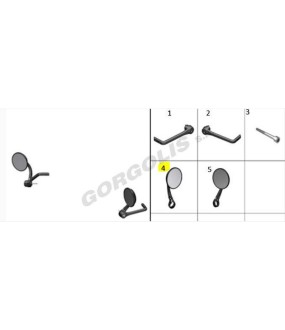 ΚΑΘΡΕΦΤΗΣ ΑΡΙΣΤΕΡΟΣ DAYTONA ZONTES G125/155