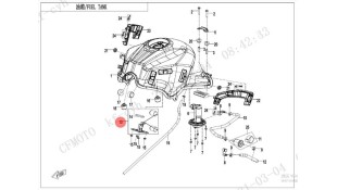 ΦΛΟΤΕΡ ΒΕΝΖΙΝΗΣ CFMOTO  650MT ΗΛΕΚΤΡΙΚΑ