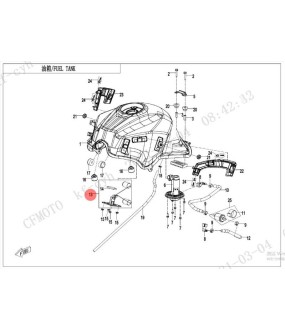 ΦΛΟΤΕΡ ΒΕΝΖΙΝΗΣ CFMOTO  650MT ΗΛΕΚΤΡΙΚΑ