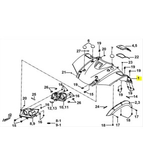 ΦΤΕΡΟ ΕΜΠΡΟΣΘΙΟ ΑΣΠΡΟ ΧΩΡΙΣ ΑΥΤΟΗΟΛΛΗΤΑ TGB BLADE 325 ΑΝΤΑΛΛΑΚΤΙΚΑ