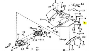 ΦΤΕΡΟ ΕΜΠΡΟΣΘΙΟ ΑΣΠΡΟ ΧΩΡΙΣ ΑΥΤΟΗΟΛΛΗΤΑ TGB BLADE 325 ΑΝΤΑΛΛΑΚΤΙΚΑ