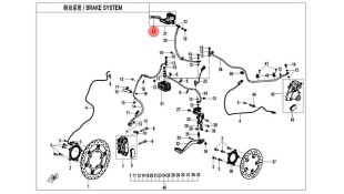 ΜΑΝΕΤΑ ΦΡΕΝΟΥ ΔΕΞΙΑ CFMOTO 450 ΜΤ