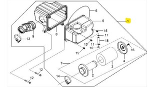 ΦΙΛΤΡΟ ΑΕΡΟΣ ΠΛΗΡΕΣ SYM TRACKRUNNER 200