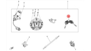 ΚΛΕΙΔΙ CFMOTO 450 MT