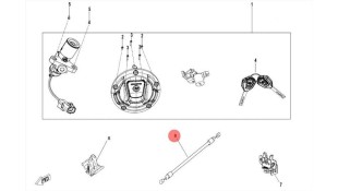 SEAT CABLE CFMOTO CFORCE 450