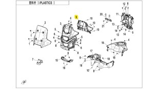 ΠΑΝΕΛ ΕΜΠΡΟΣ ΦΑΝΟΥ Β CFMOTO 450 MT